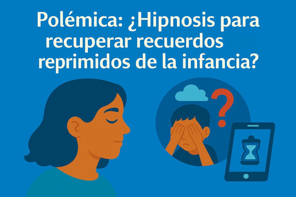 ❓ Polémica: ¿Se puede utilizar la hipnosis para recuperar recuerdos reprimidos de la infancia o traumas, y es esto fiable o arriesgado?